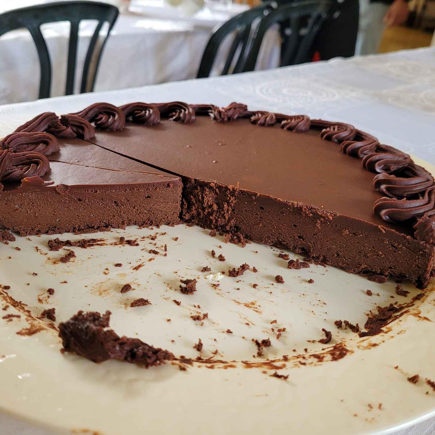 עוגת שוקולד ללא סוכר