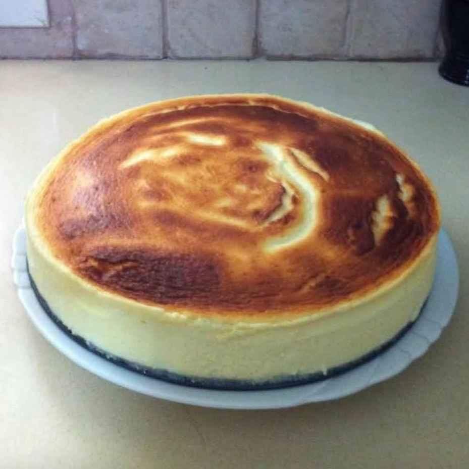 עוגת גבינה אפויה ללא בצק וקמח