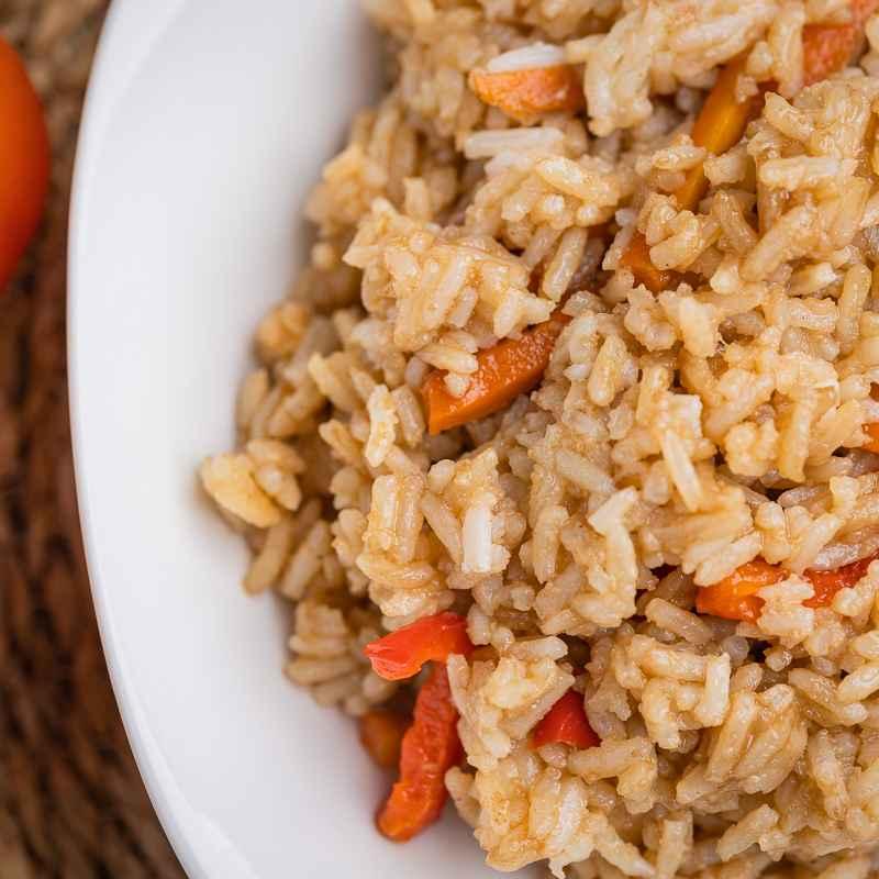 אורז מתקתק עם ירקות