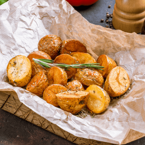 קוביות תפוחי אדמה בתנור