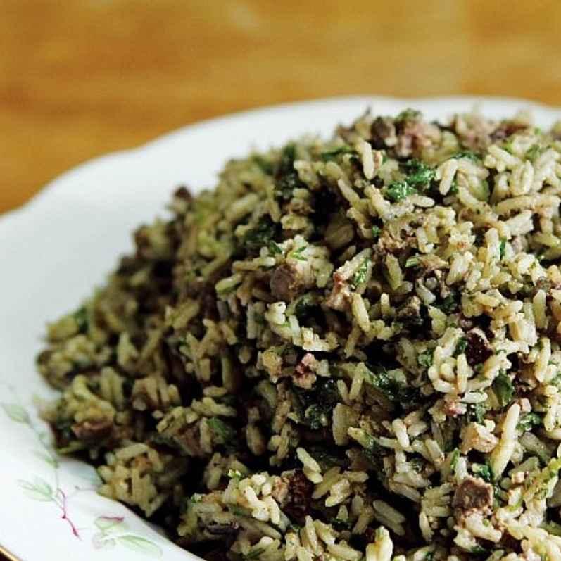 באכש (בוכארי)  - אורז עם בשר 