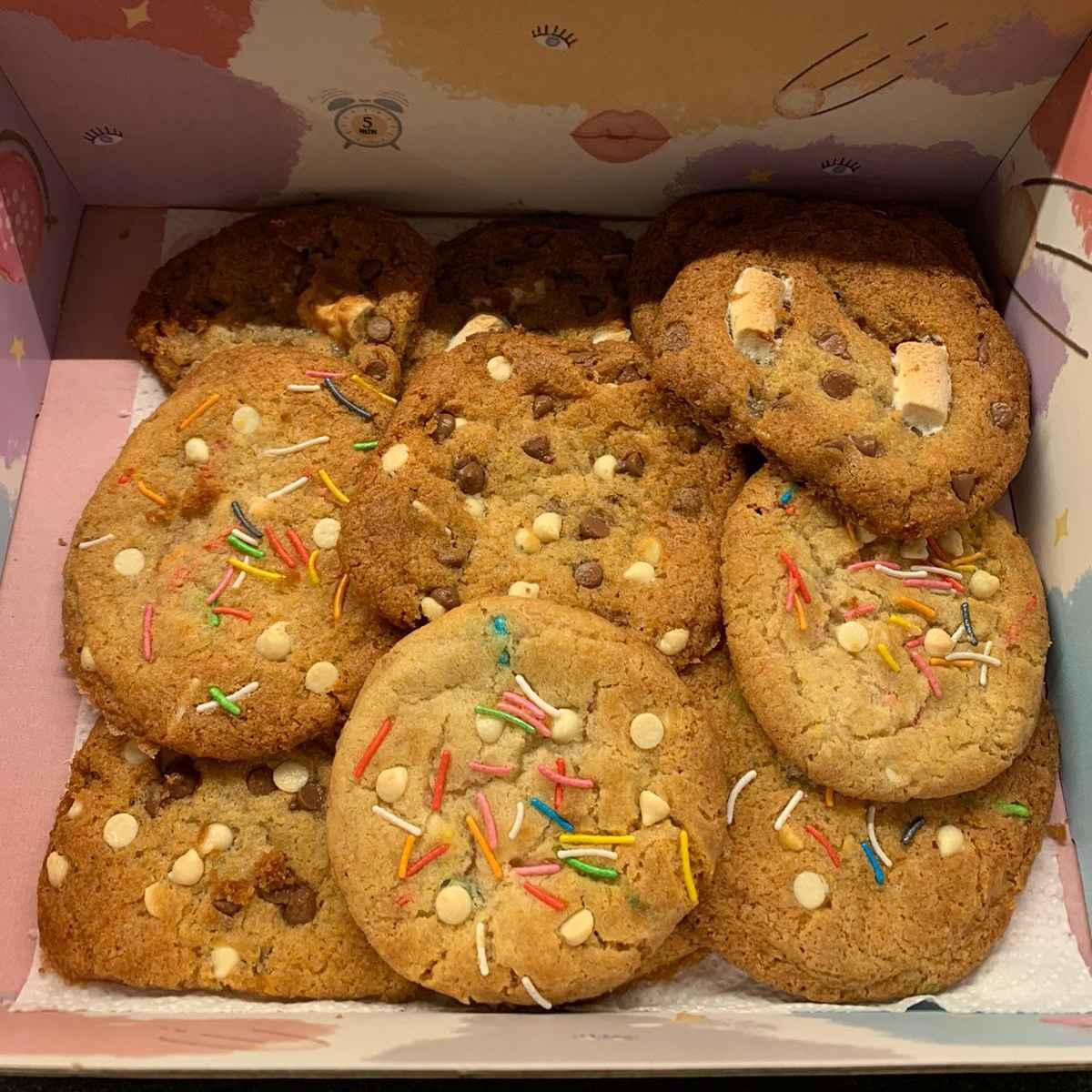 Birthday cake cookies 